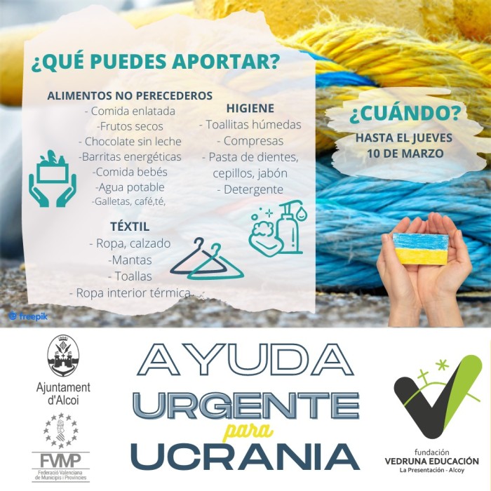 Ajuda urgent per a Ucraïna