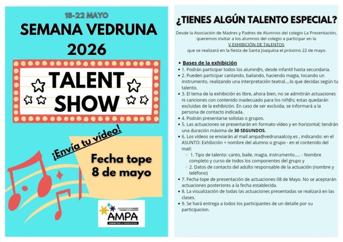 Concurs de talents 2026