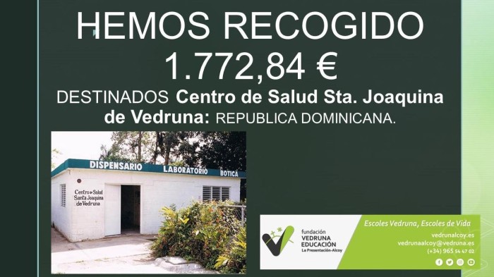 Recaptació de la festa de La Presentació